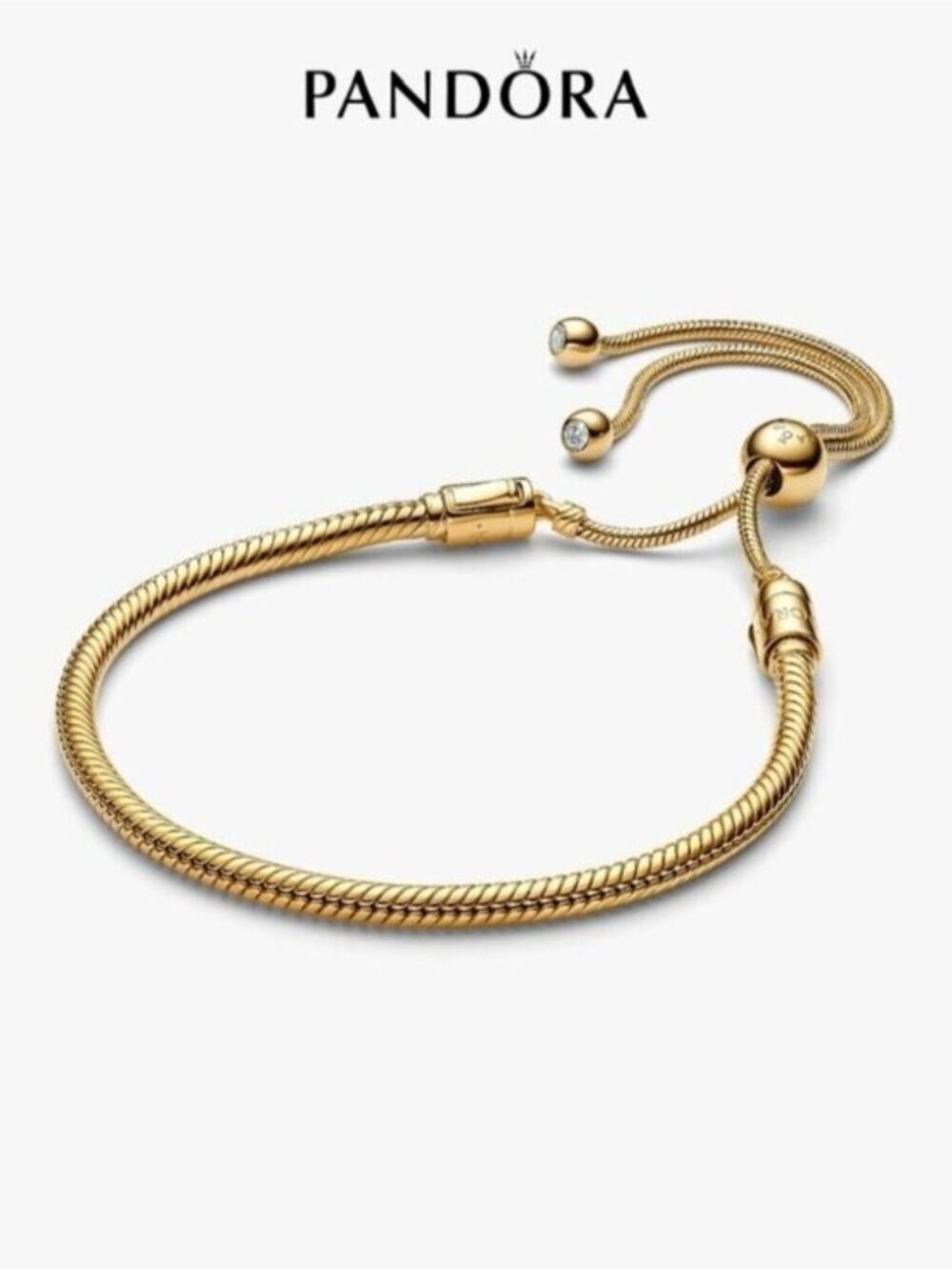Pandora Snake Chain Slider Bracelet